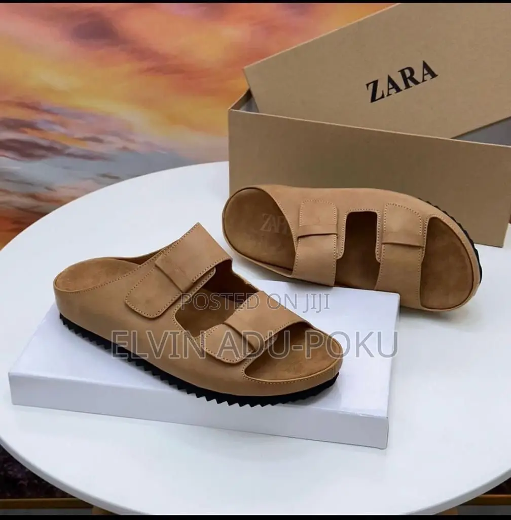 Zara Suede Sandals in Different Colours, Swipe >