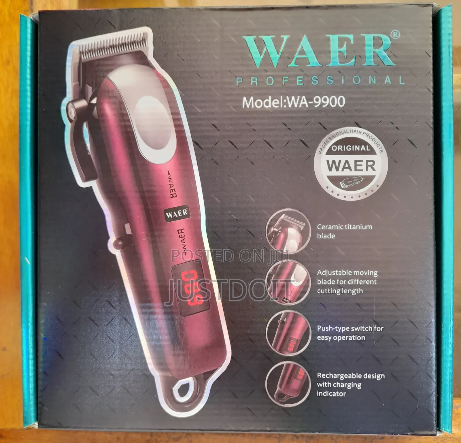 Wa-9900 Rechargeable Hair Clipper – Smooth Cut