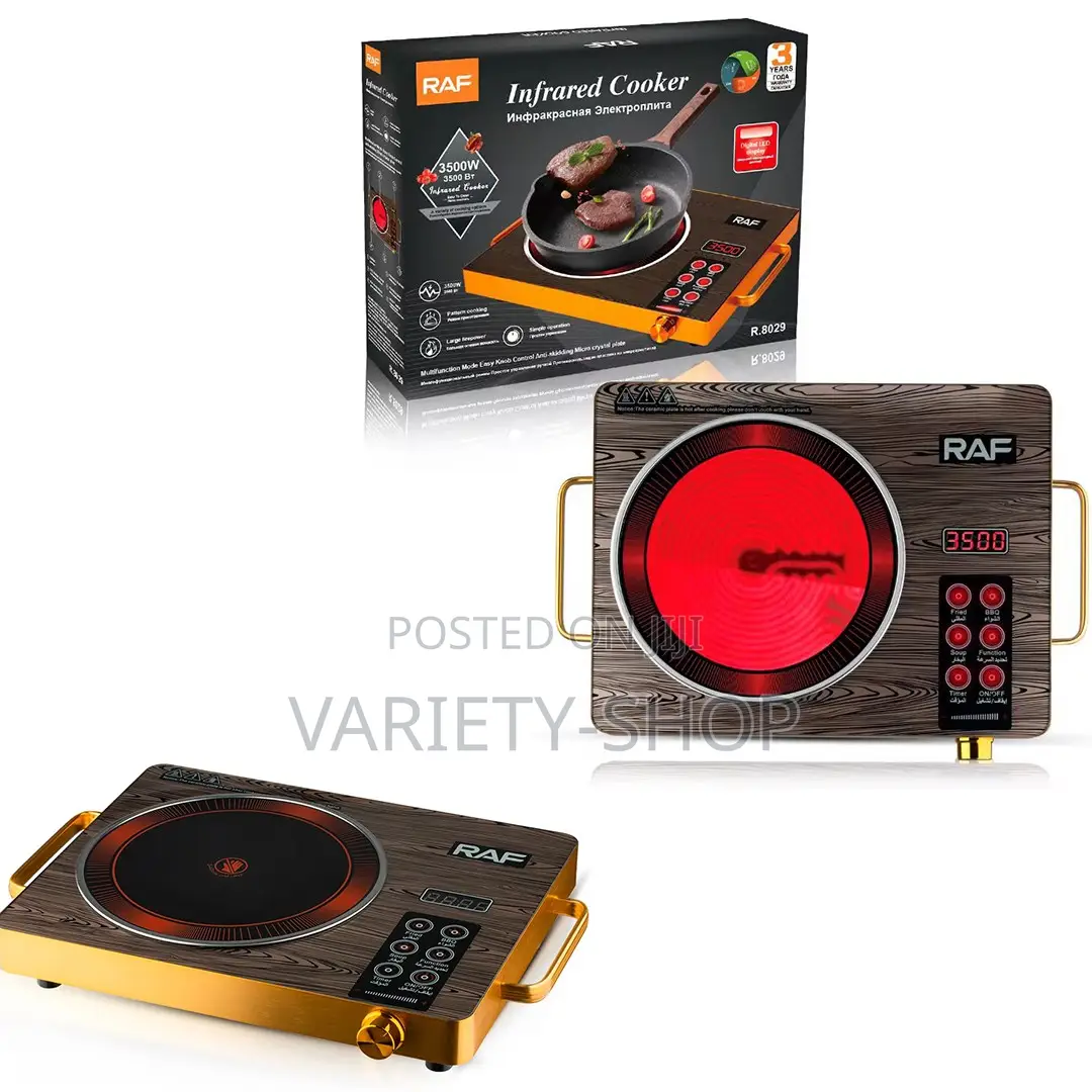 Raf Infrared Table Top Cooker – Strong Efficiency