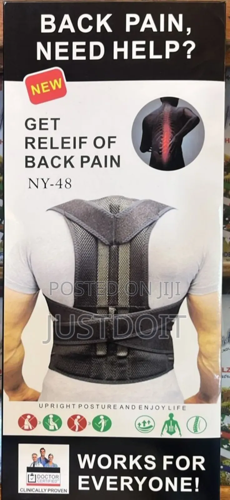 Ny-48 Back Support – Posture Corrector