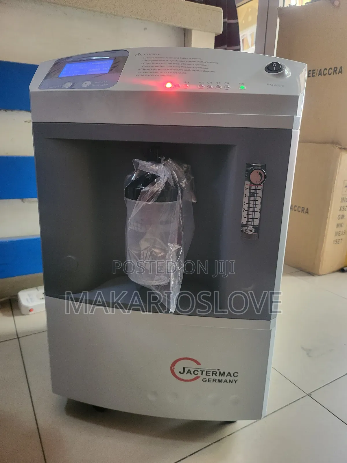 Portable Oxygen Concentrator Jactermac Germany Brand