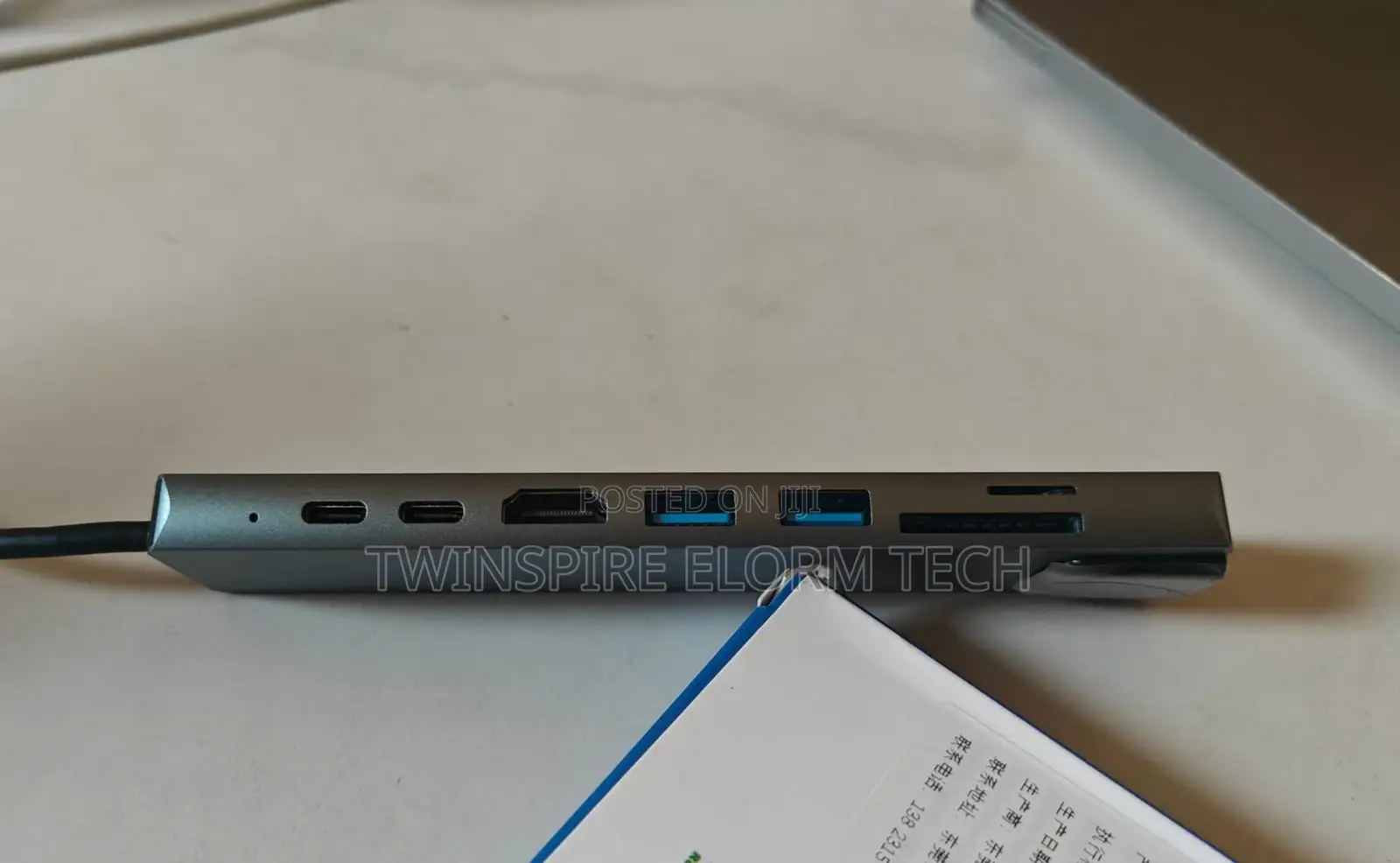 8port Usb-C to HDTV/Ethernet/Usb/Typec Multifunction Adapter