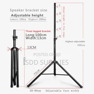 100 Kg Load Bearing Heavy Duty Professional Speaker Stand
