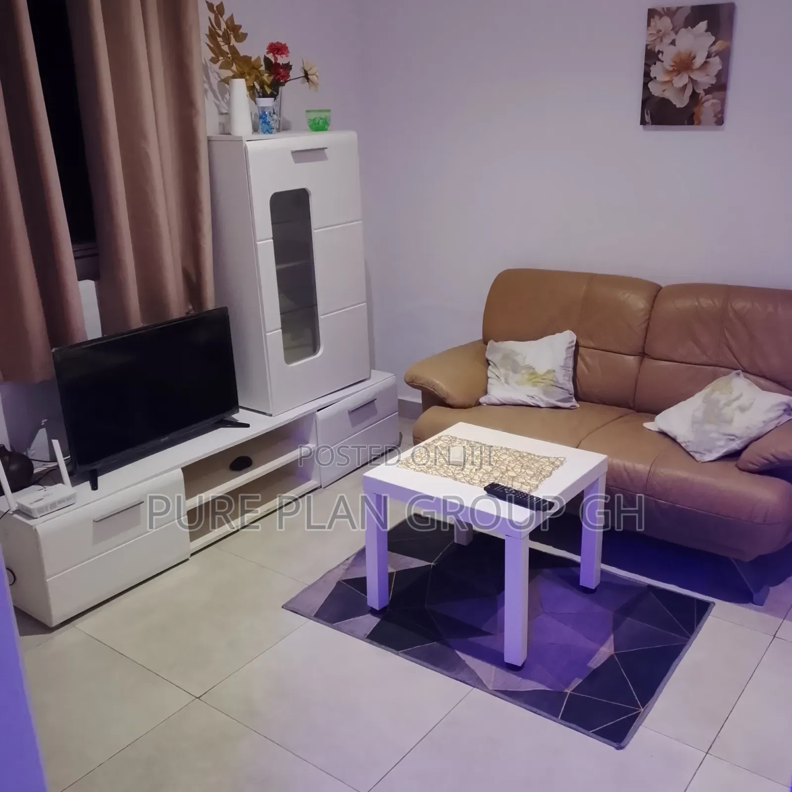 Furnished 1bdrm Apartment in West Legon, Police Station for rent