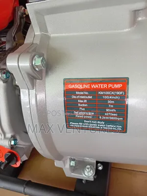 Newly Restocked 4" Gasoline Water Pump 15hp