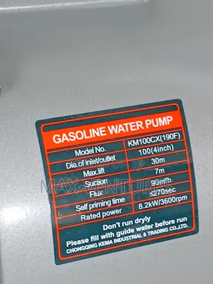 Flow Starts Here Kemage 4 Inches Water Pump 4inches
