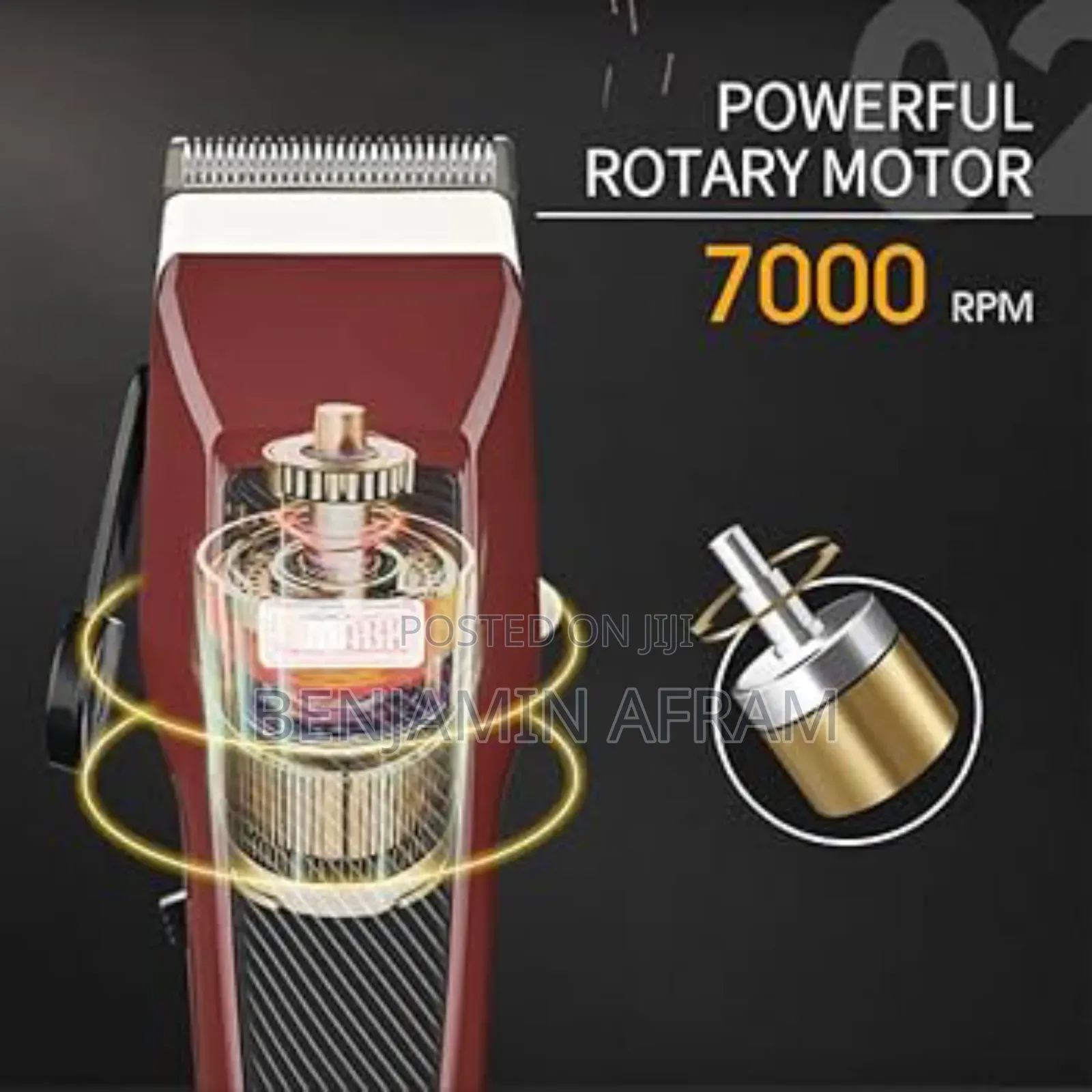 Rechargeable Cordless Hair With Large Capacity Battery