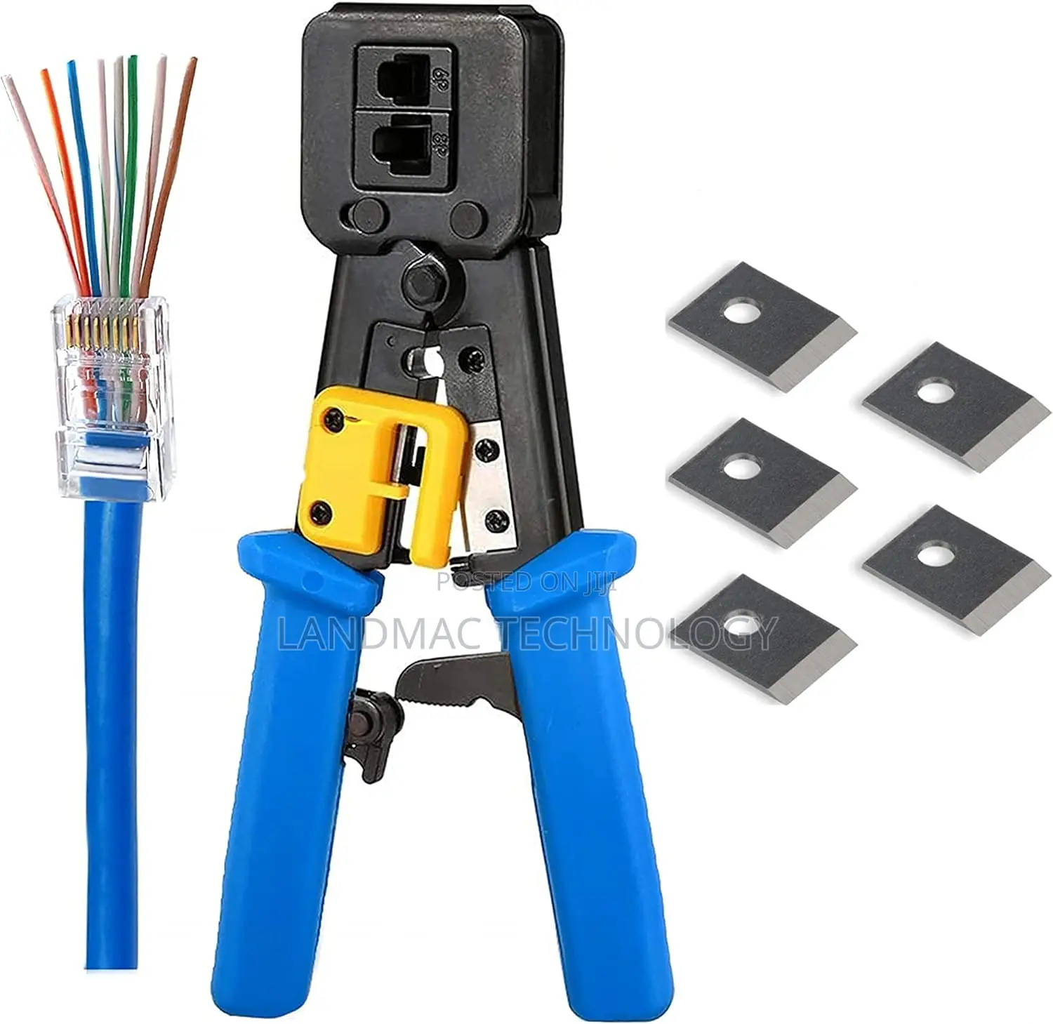 Rj45 Crimp Tool Ethernet Pass Thru Crimper