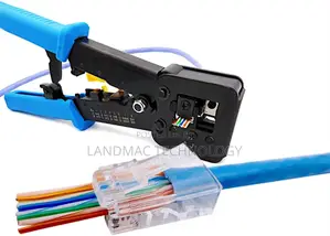 Rj45 Crimp Tool Ethernet Pass Thru Crimper