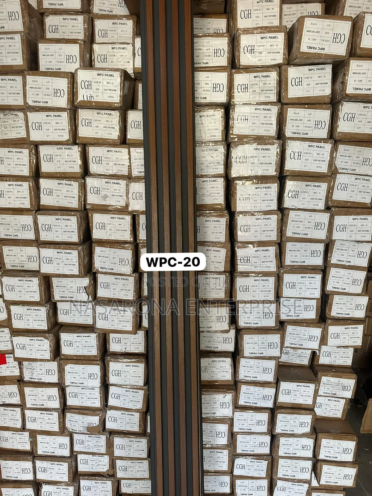 WPC Fluted Wall Pannels 10ft by 6inches