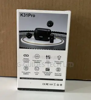 K31pro Collar Clip Button Wireless Microphone