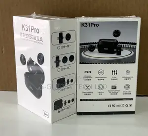 K31pro Collar Clip Button Wireless Microphone