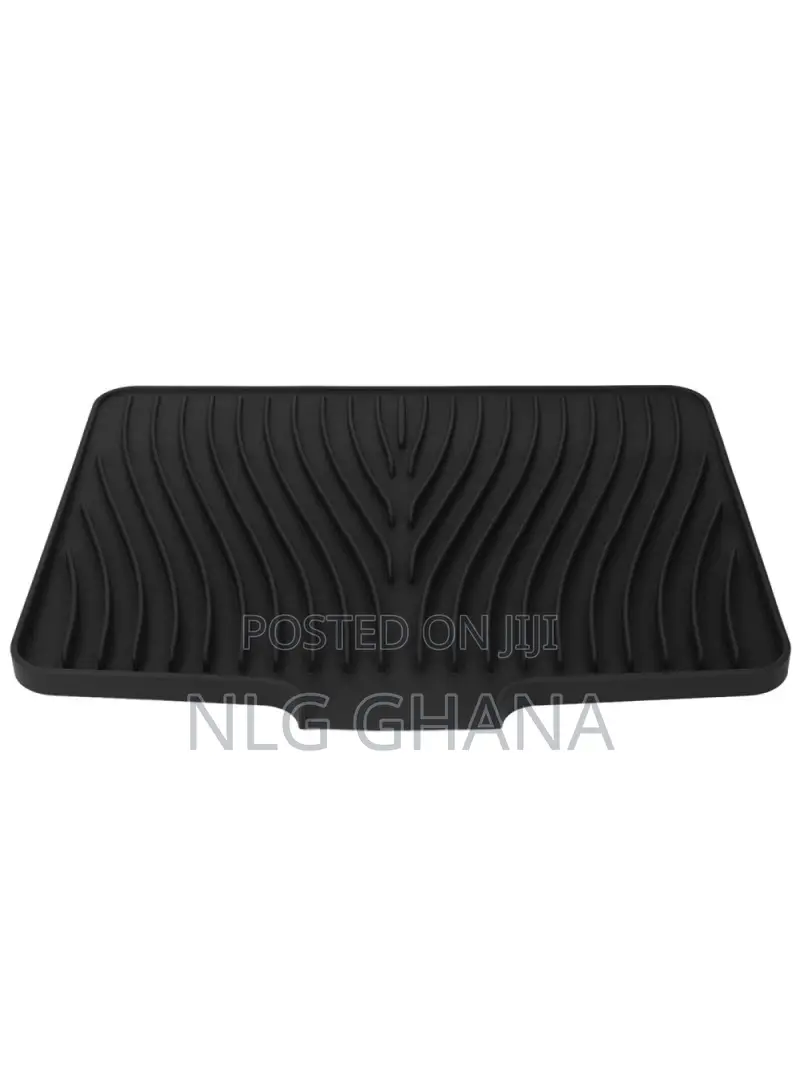 40x30cm Silicone Dish Drying Mat With Drain Lip. Tvx22415