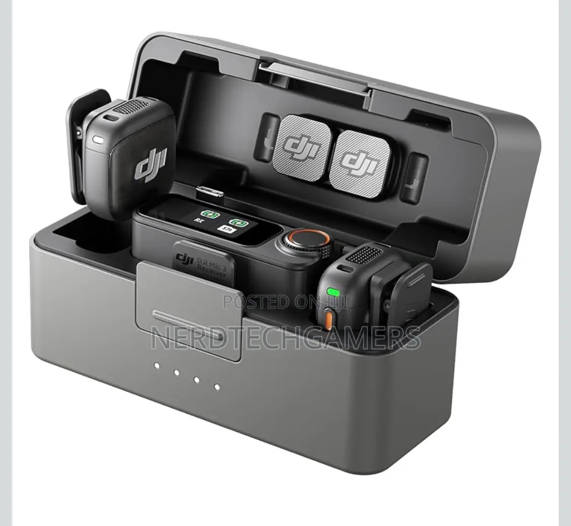 Dji Mic 3 (2 Tx + 1 Rx + Charging Cas/Android, Ultralight, Adaptive