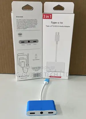 3-in-1 Type-C to 3.5mm Audio Adapter