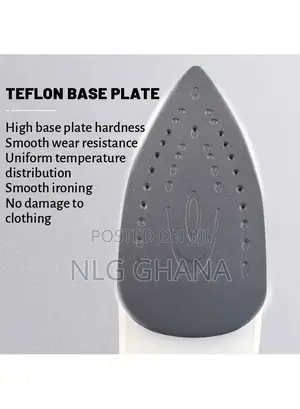 2600w 180ml Teflon Sole Plate Adjustable Temperature Water.