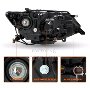 2017-2019 Nissan Rogue W/Led Headlight Pair Oem