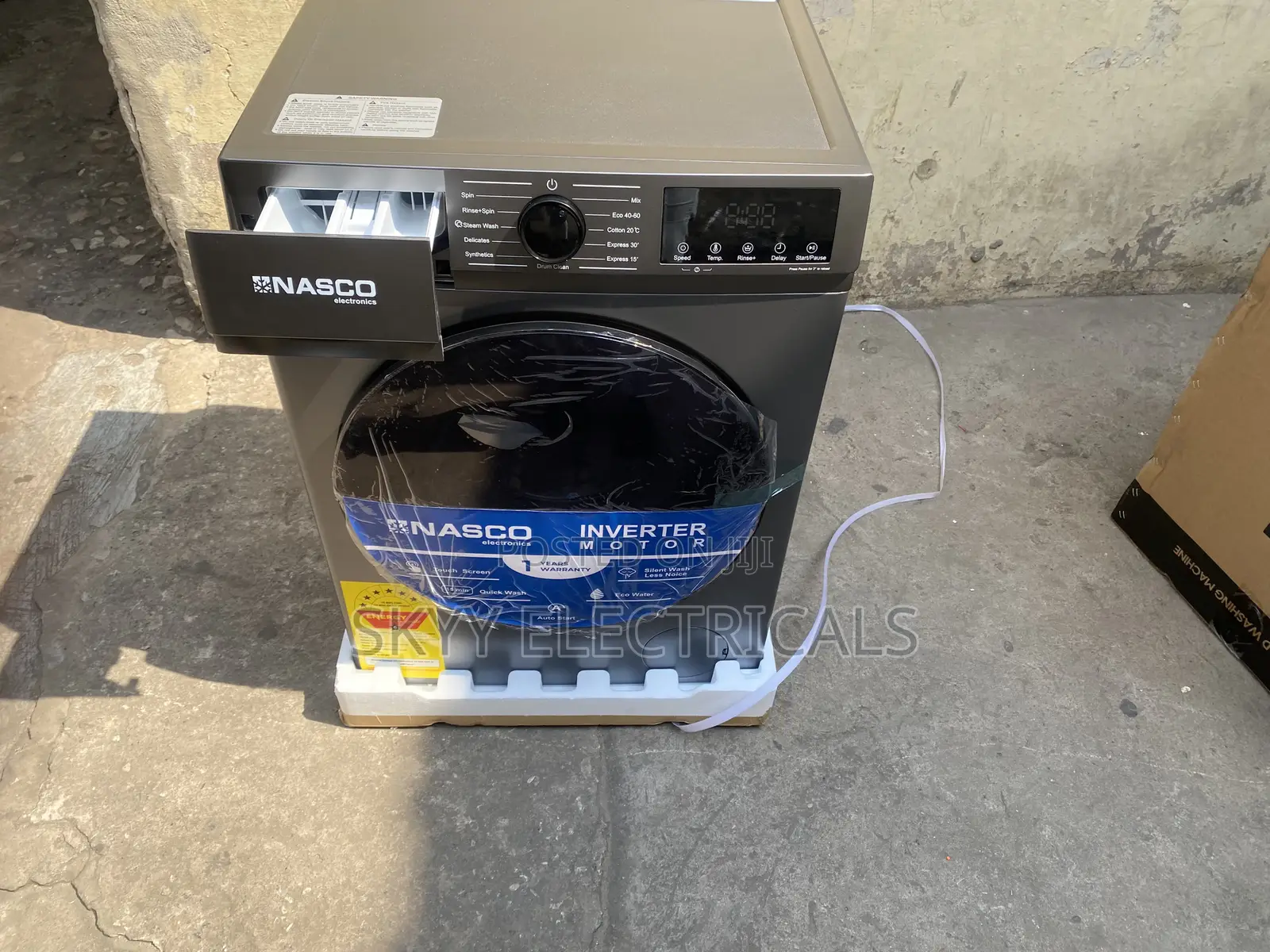 Nasfl-js10kg-s Nasco 10kg Frontload Washingmachine Fully Auto
