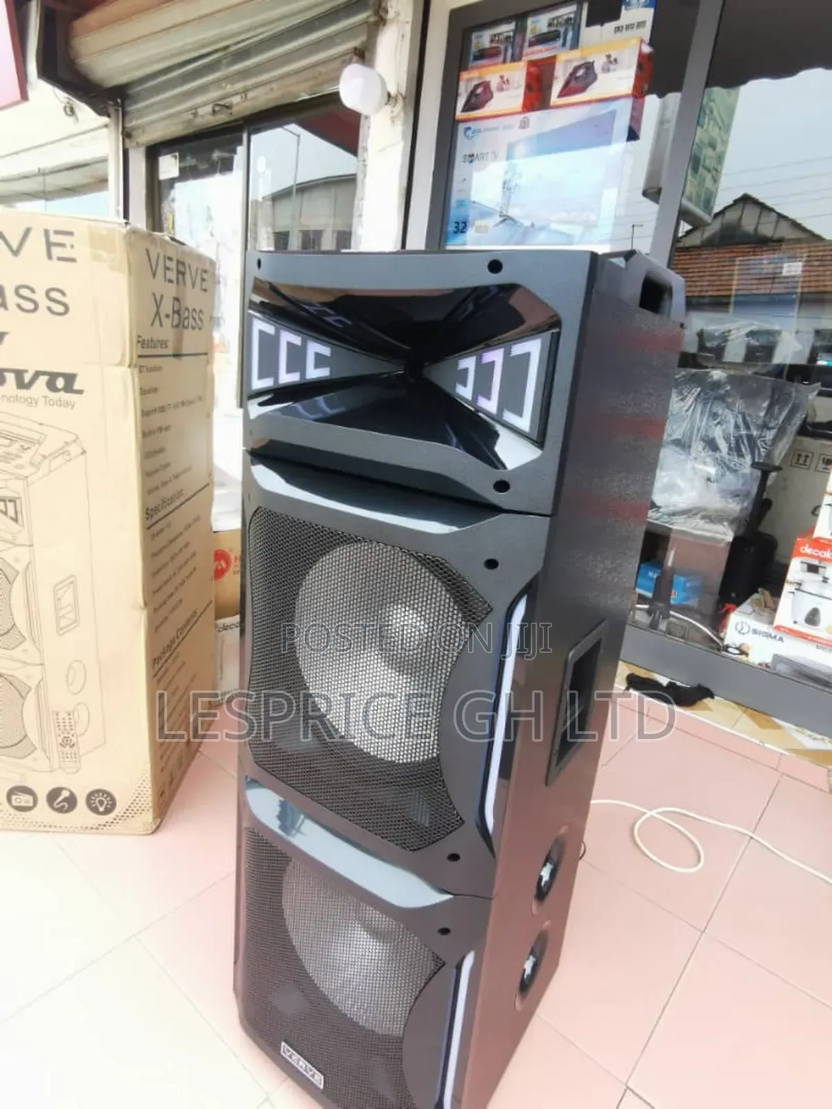Genuine 500w Xbass Speaker With Usb/Bluetooth