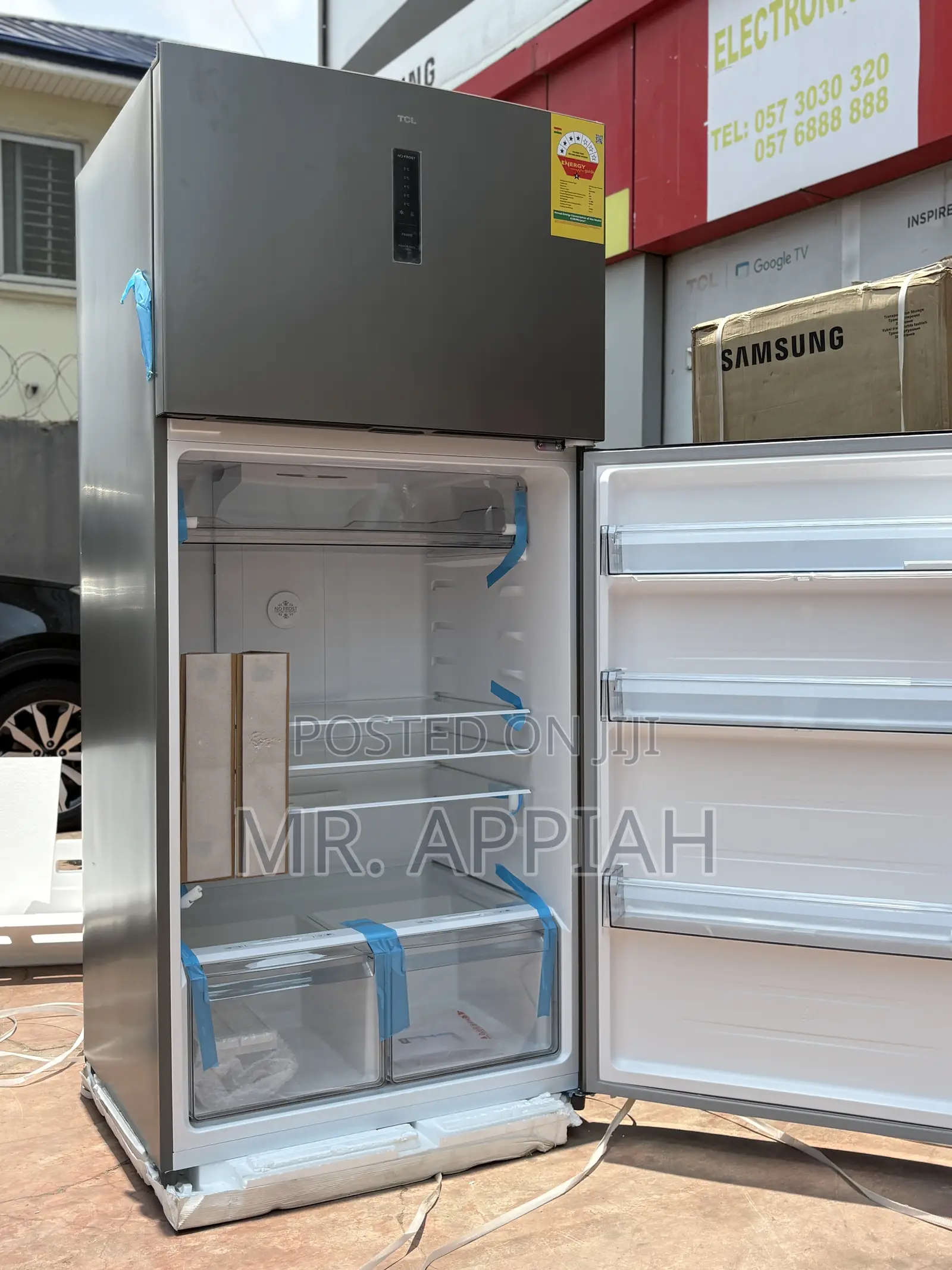 Quality Yet Affordable TCL P540tmgwd—413l Double Door Refrigerator.