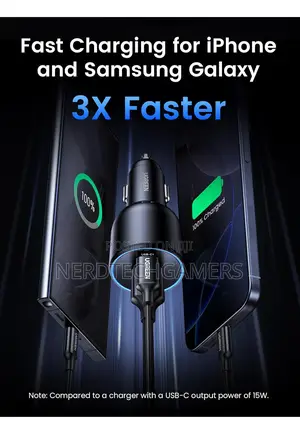 Ugreen 130w Usb C Car Charger, Pd 100w