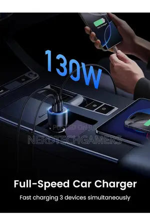 Ugreen 130w Usb C Car Charger, Pd 100w