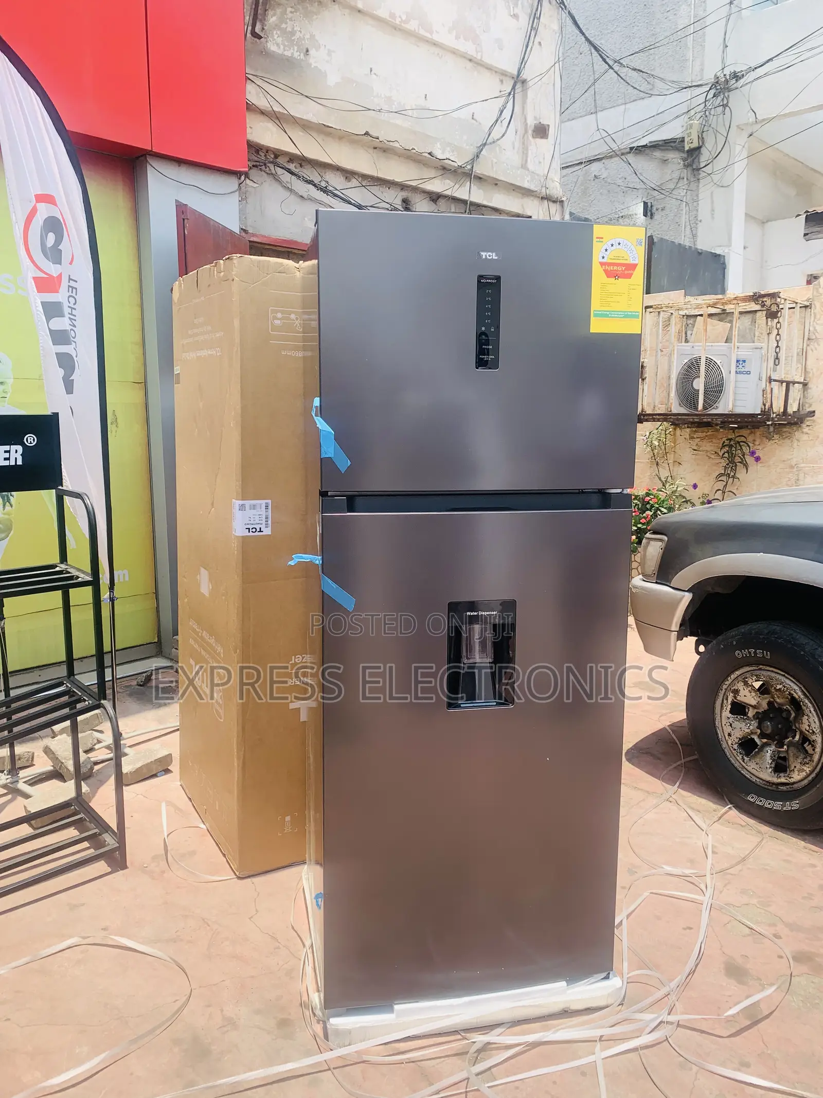 High Quality TCL P540tmgwd—413l Sliver Double Door Fridge
