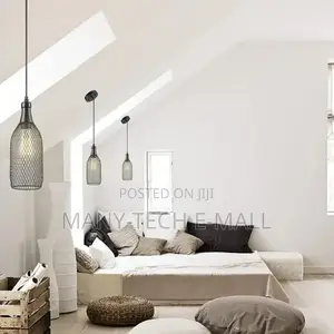 Single Crafty Bottle Net Pendant Light