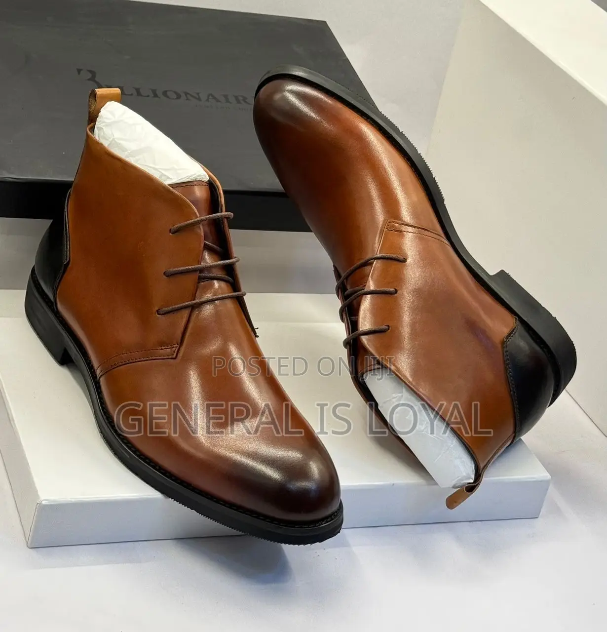 Billionaire Brown Lace Up Men Boot