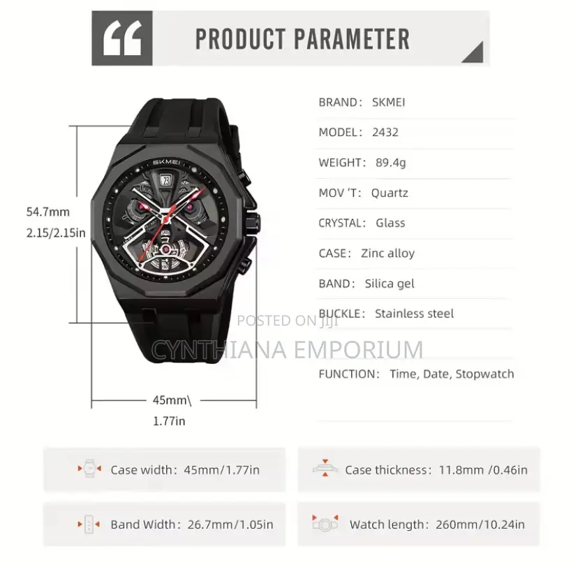 Men’S Luxury Skeleton Watch