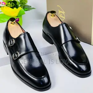 Dino Verratti Black Double Monk Men Shoe