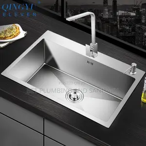 European Kitchen Sink_one Bowl Cabinet Sink Complete