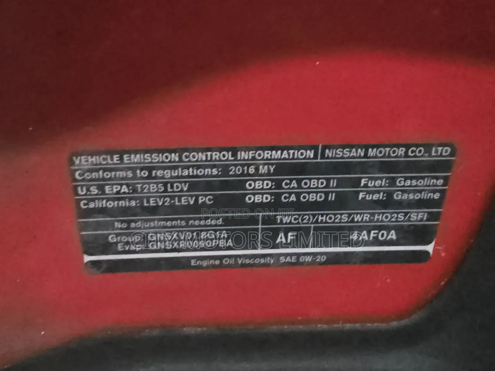 Nissan Sentra SR 2016 Burgundy
