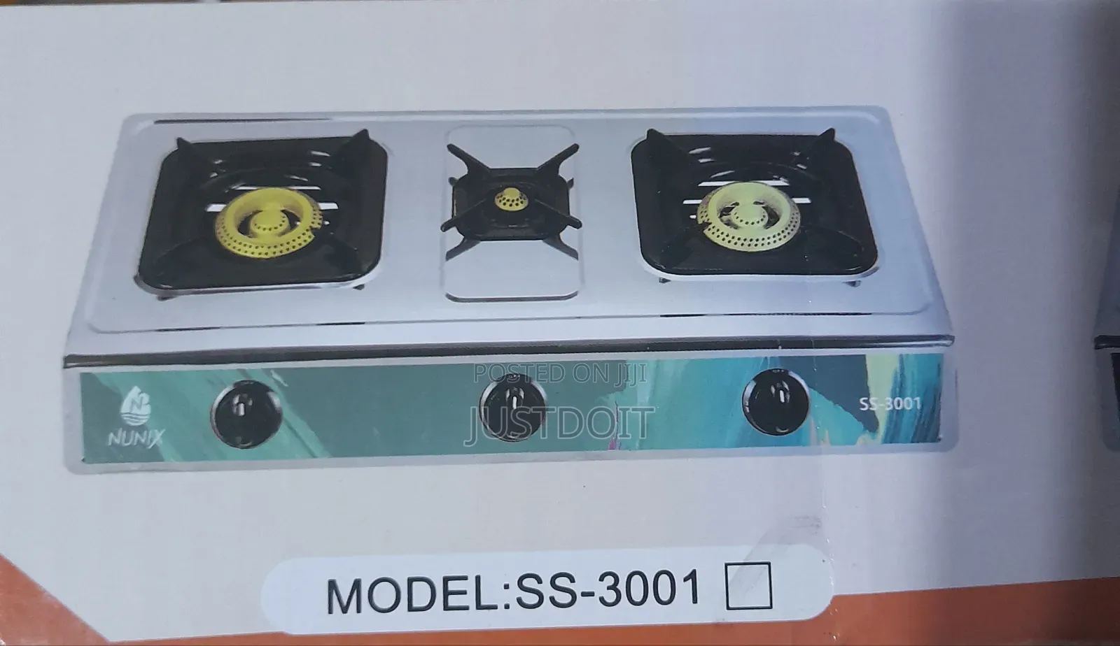 3-Burner Table Top Gas Stove