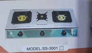 3-Burner Table Top Gas Stove