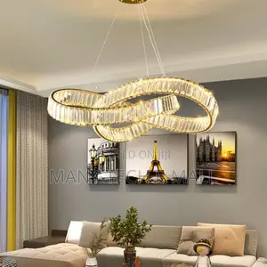 Led Luxurious Crystal Ceiling Chandelier