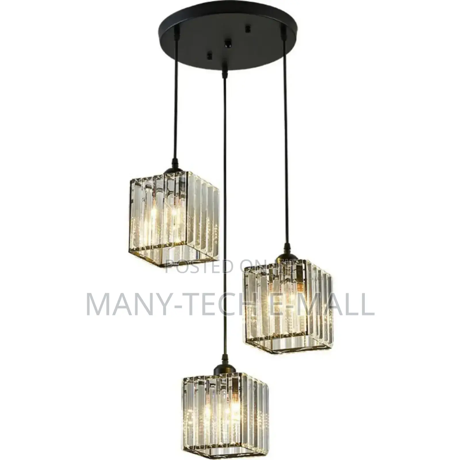 Crystal 3 in 1 Pendant Light