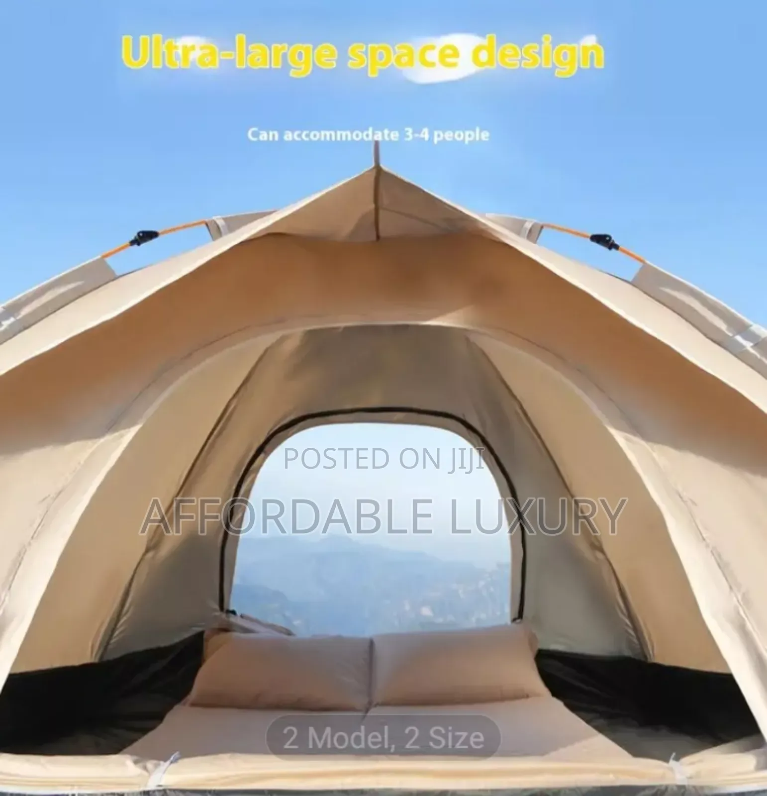 4-Person Lightweight Automatic Pop-Up Tent
