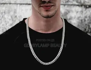 Men’S Silver Cuban and Gold Chain Necklace – Stylish Hip Hop Jewelry
