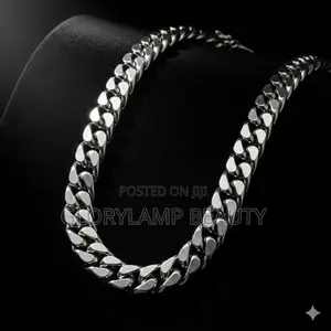Men’S Silver Cuban and Gold Chain Necklace – Stylish Hip Hop Jewelry