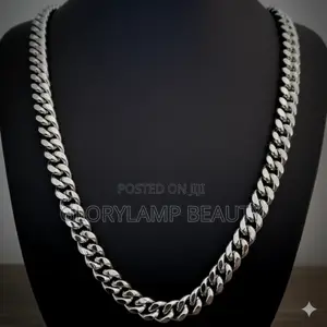 Men’S Silver Cuban and Gold Chain Necklace – Stylish Hip Hop Jewelry