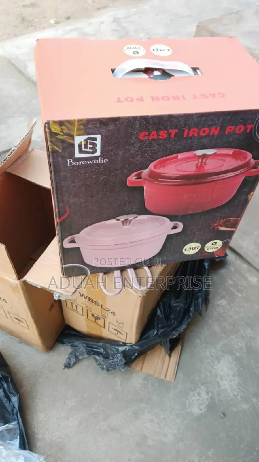 Cast Iron 24cm Cooking Pot