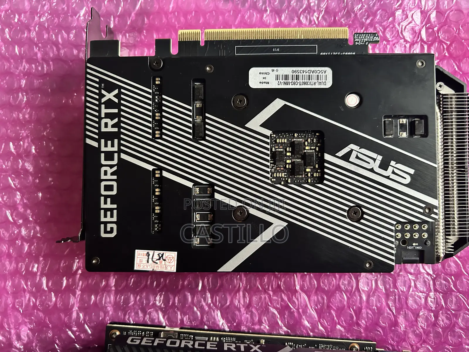 Asus RTX 3060ti Nvidia