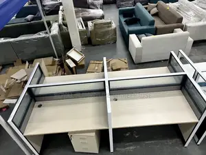 4 Chambers Stationary Office Desk Work Station