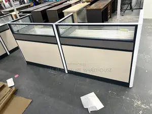 2 Chambers Stationary Office Desk Work Station
