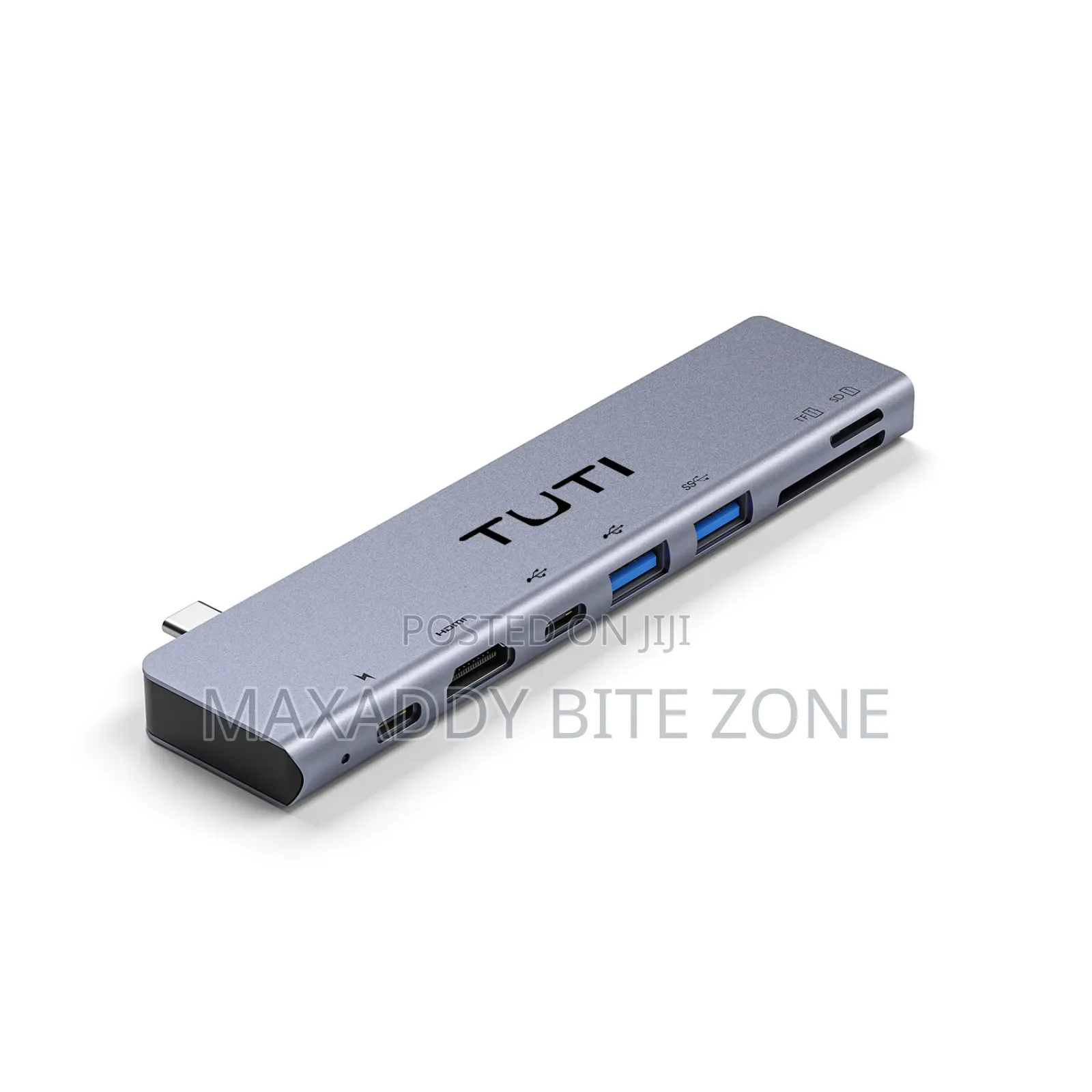 Tuti 7 In 1 Usb Hub Usb-c To Usb 3.O With Sd/Tf Card Reader