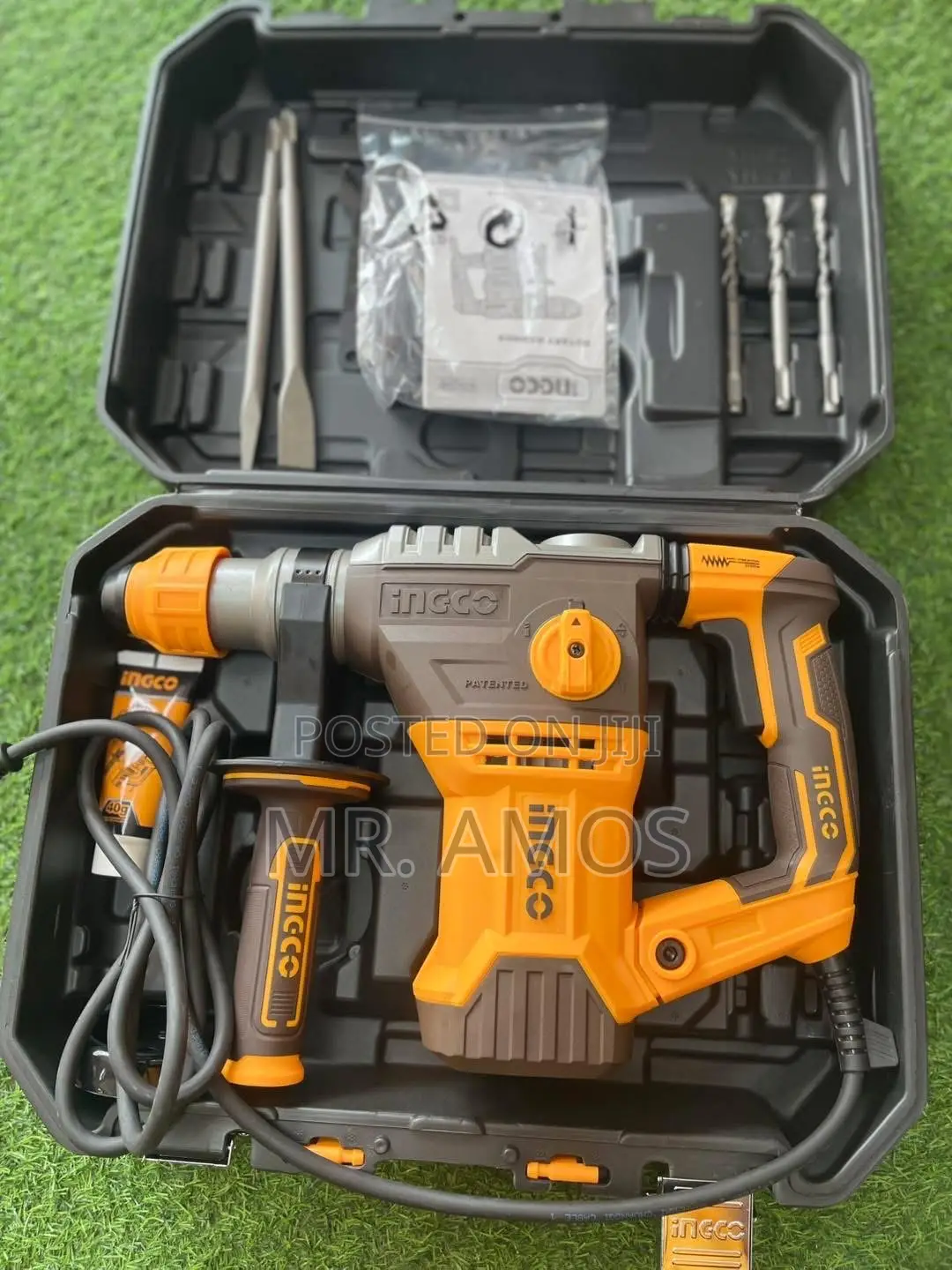 1500 Watt Rotary Hammer Drill + 5pcs Bits Set - Rh150028