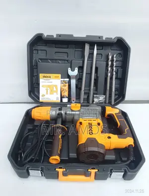 1600 Watt Rotary Hammer With 5pcs Bits Included - Rh16008
