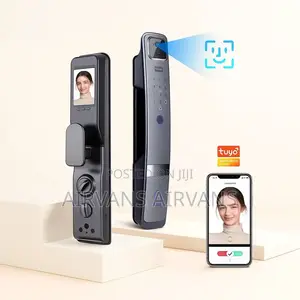 Smart Door Lock(Face Id, Key, Card, Fingerprint, Password Wi-fi Open)