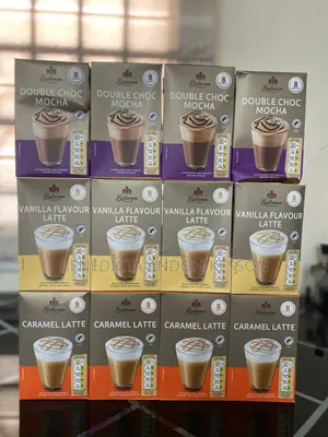 Bellarom Caramel, Double Mocha and Vanilla Latte